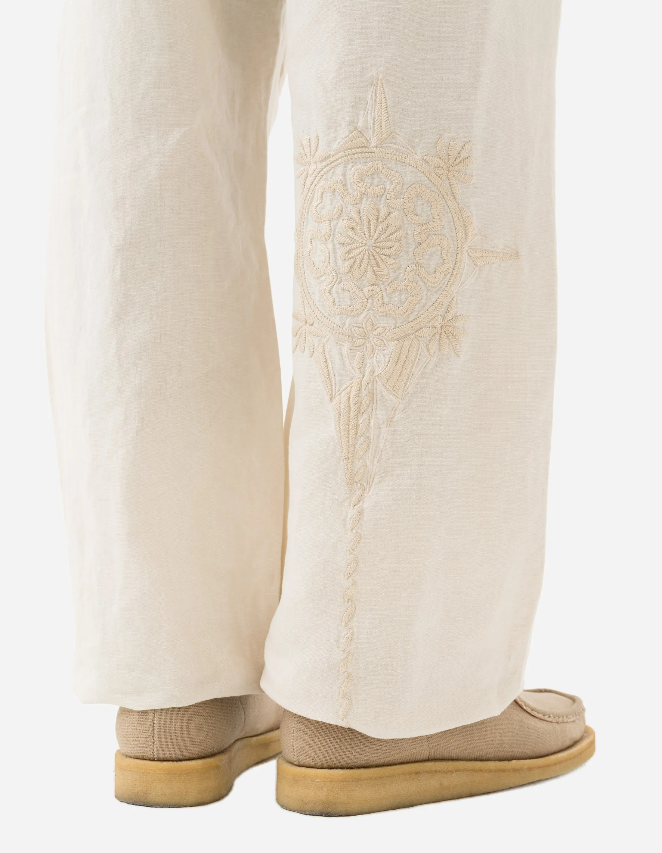 5240 Thar Desert Hemp Track Pants Ecru