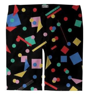 80s 90s Geo Shorts