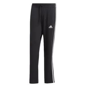 Adidas Essentials 3-Stripes Open Hem Fleece Pants