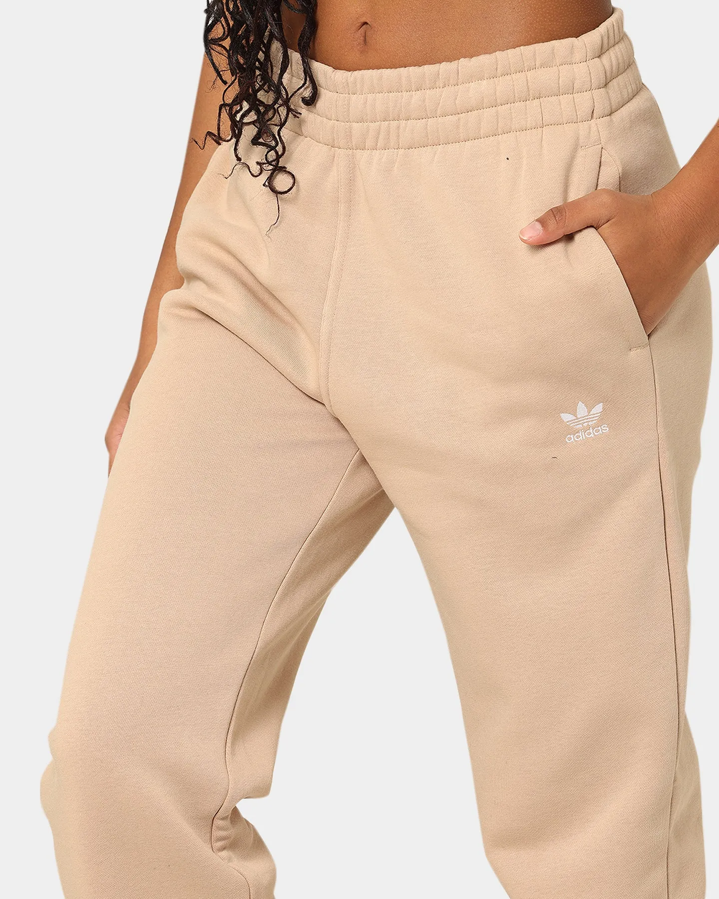 Adidas Women's Adicolour Essentials Fleece Pants Magic Beige