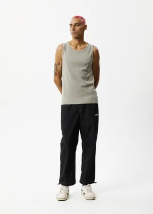 Afends Mens Liquid Space - Spray Pants - Black