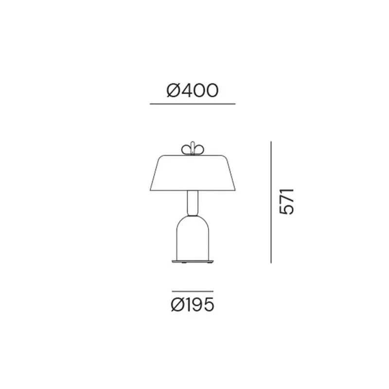 Art Series | Wide Geometric Table Lamp