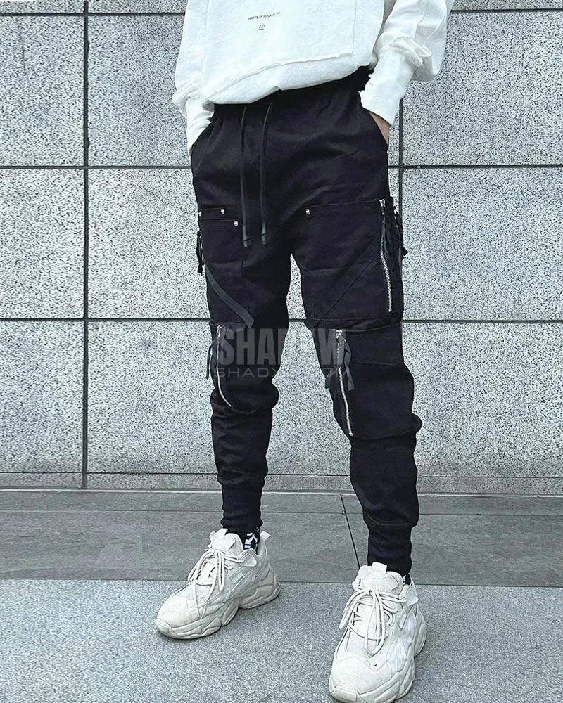 Black Cargo Jogger