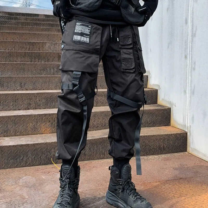 Black Utility Cargo Pants