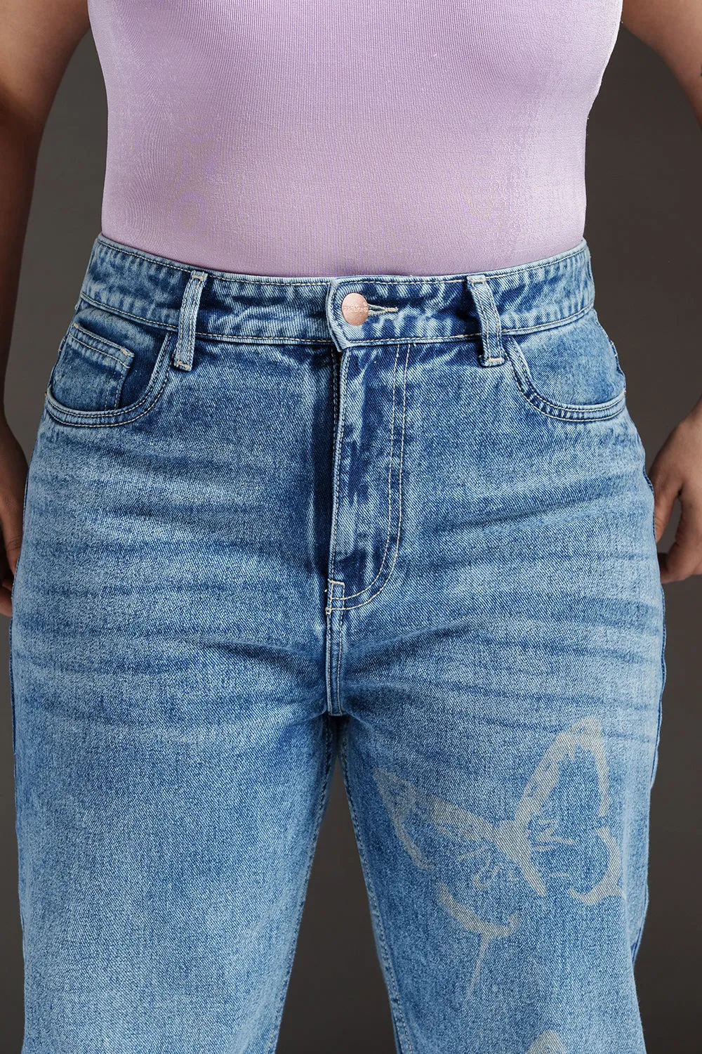 Blue Atlas Curve Laser Jeans