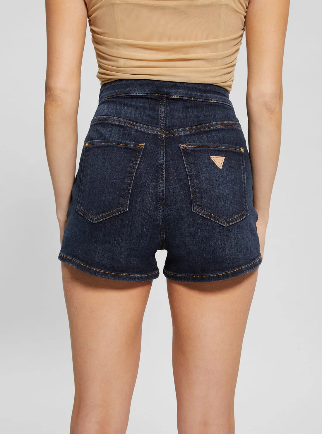 Blue High-Rise Janae Short