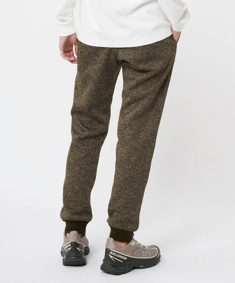 Bonding Knit Fleece Narrow Rib Pant