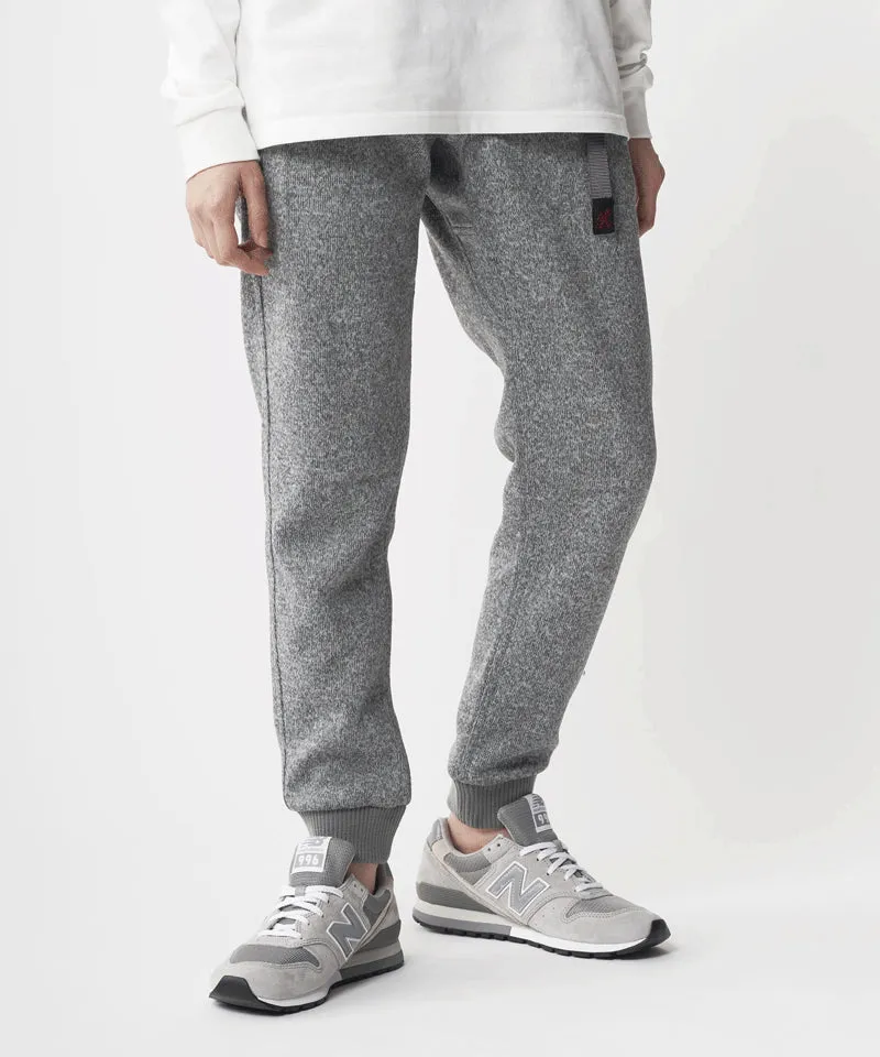 Bonding Knit Fleece Narrow Rib Pant