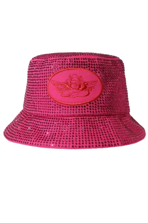 Boys Lie Denim Rhinestone Bucket Hat