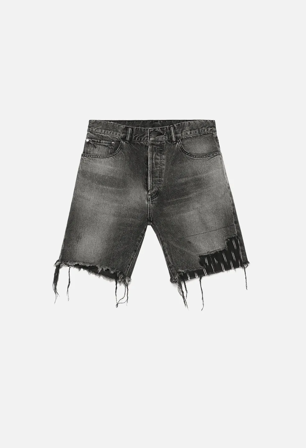 Bozeman Denim Shorts / Black Ikat