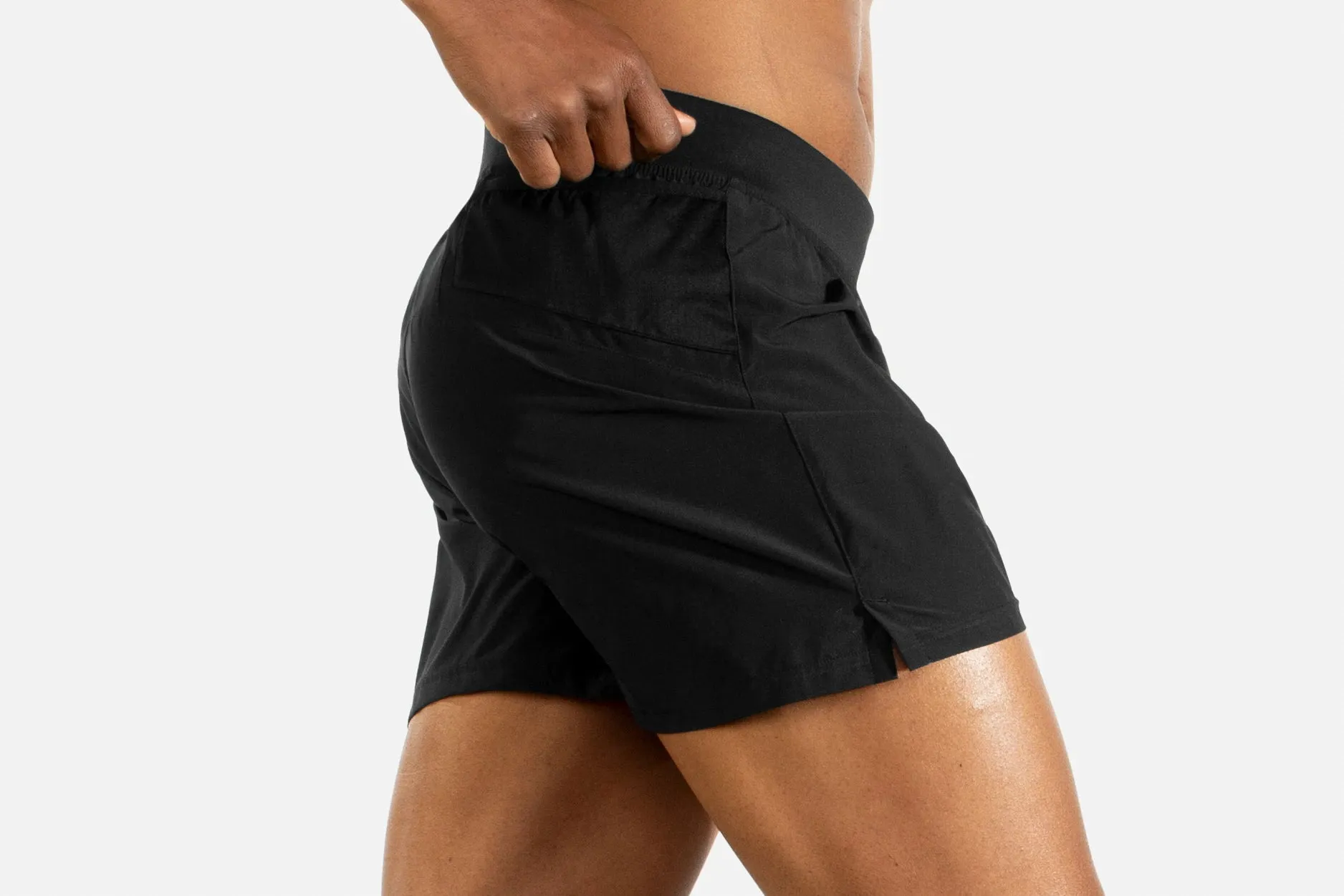 Brooks | Sherpa 5" Shorts | Men's | Black