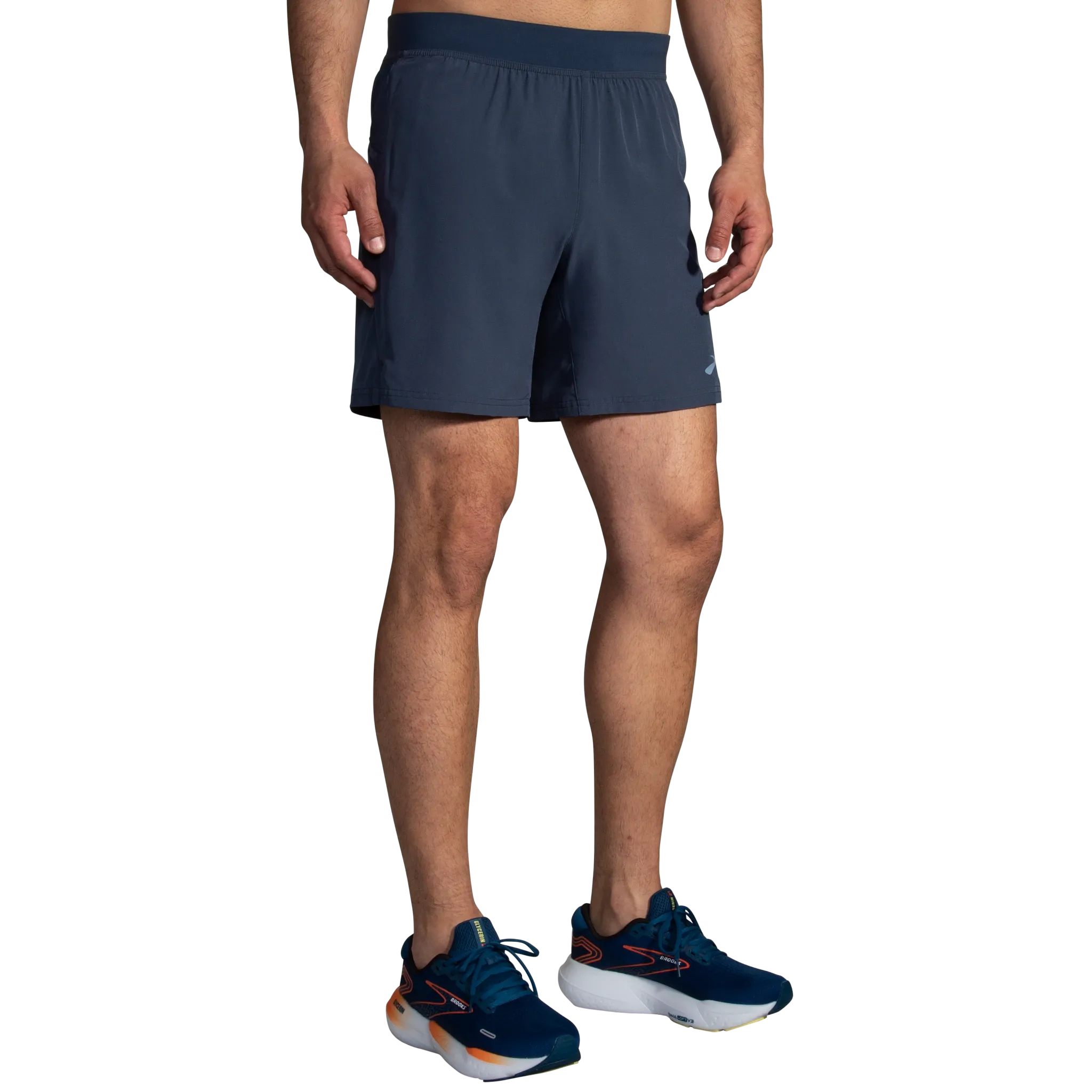 Brooks | Sherpa 7" Shorts | Men's | Blue Slate