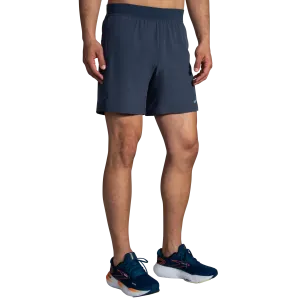 Brooks | Sherpa 7" Shorts | Men's | Blue Slate