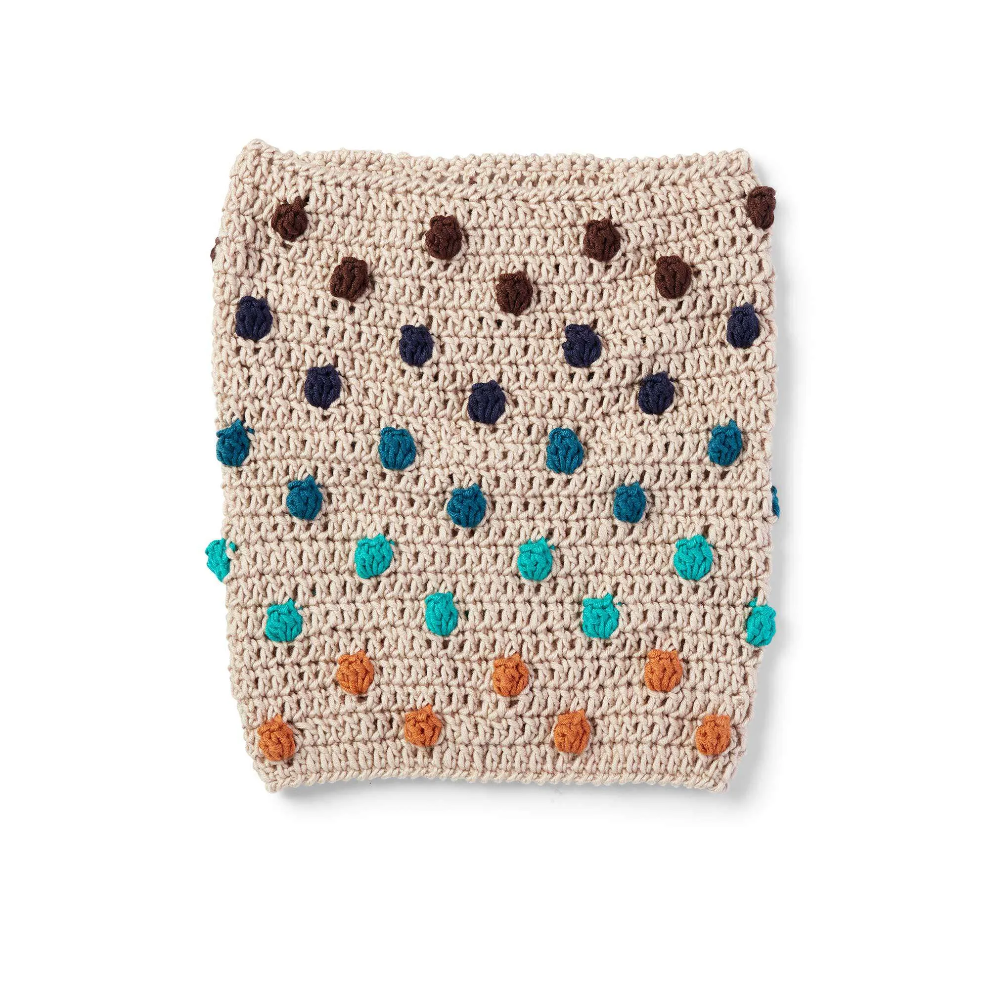 Caron X Pantone Bobble Pop Crochet Cowl