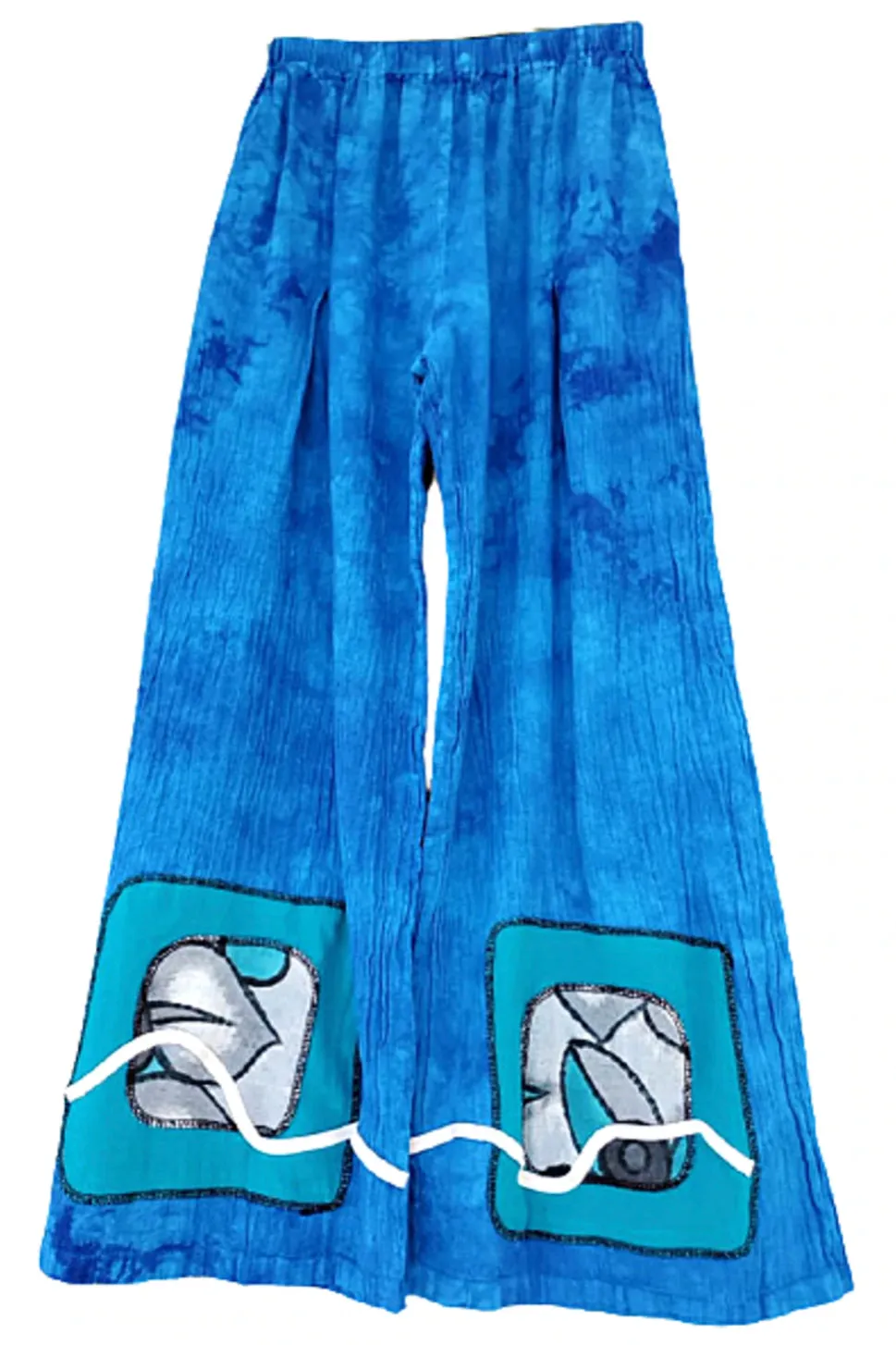 Chelle Artistic Wide Leg Pant - Handpainted Accents Sale