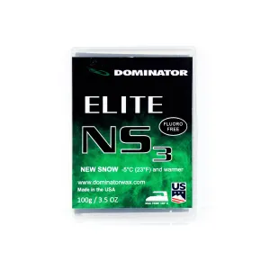 Dominator Elite NS3 Warm New Snow Wax - 100g