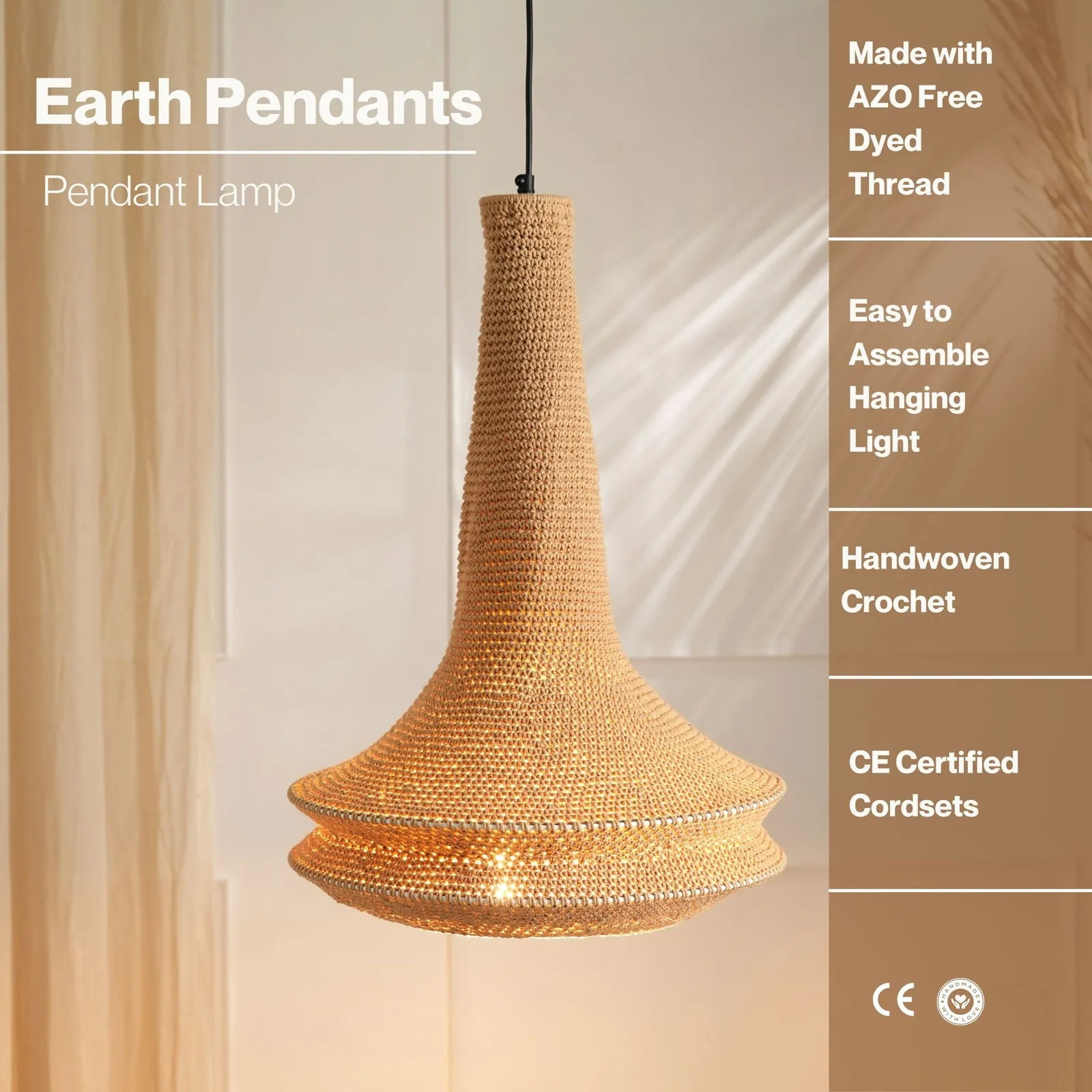 Earth Pendant (Natural) Pendant Lamp