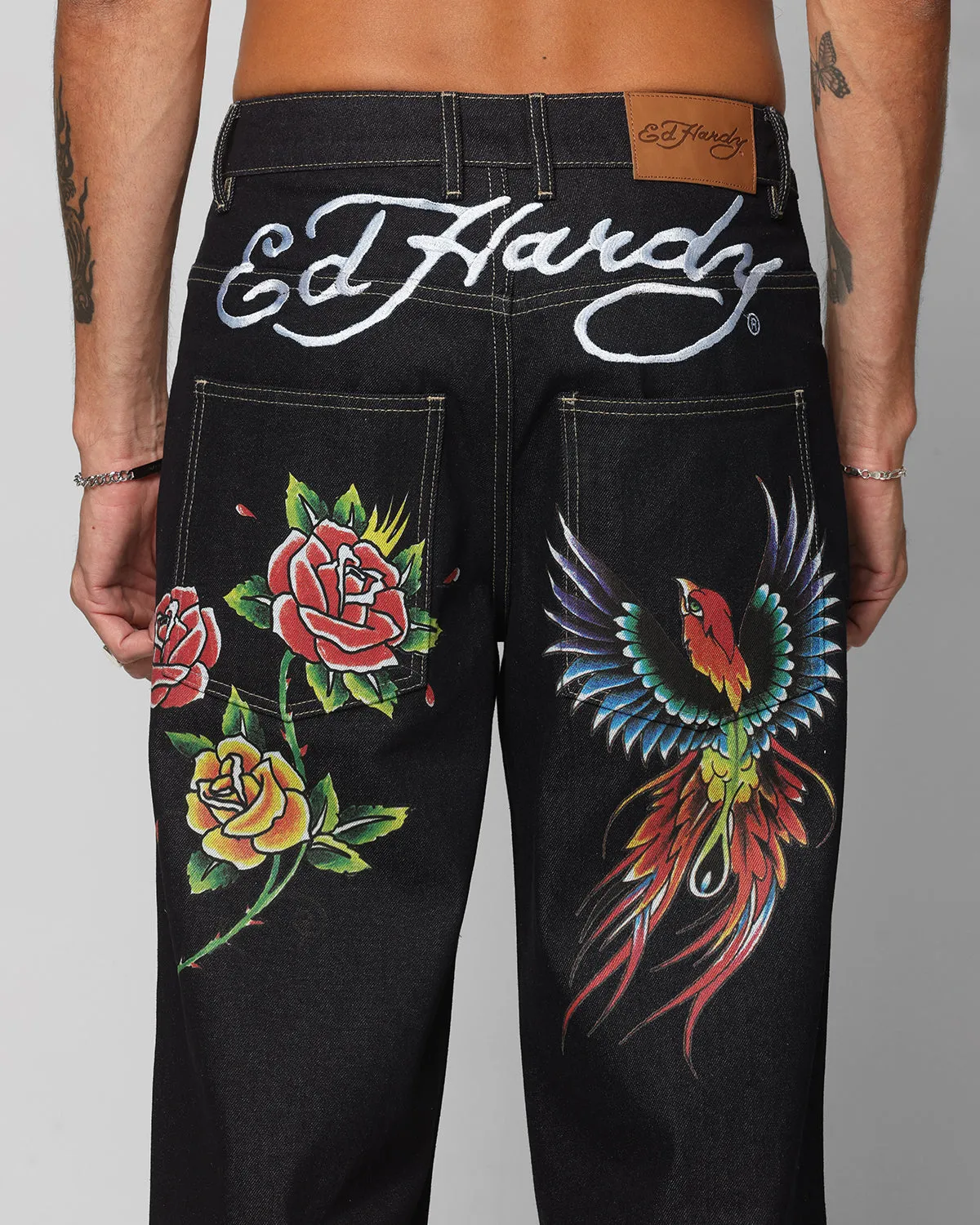 Ed Hardy Denim Jeans Raw Indigo