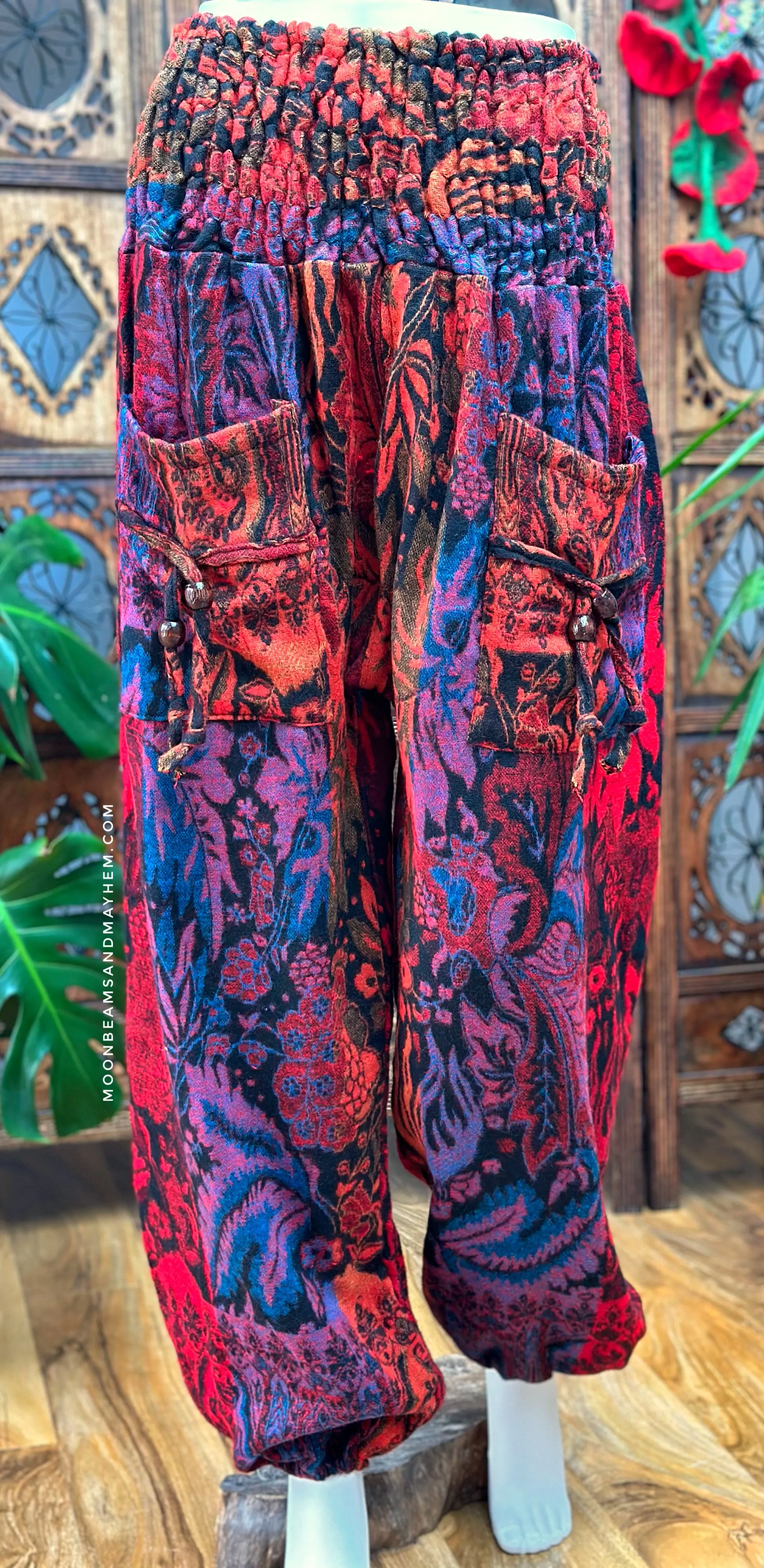 FIREFLY WARM FLEECE HAREM PANTS (M/L)