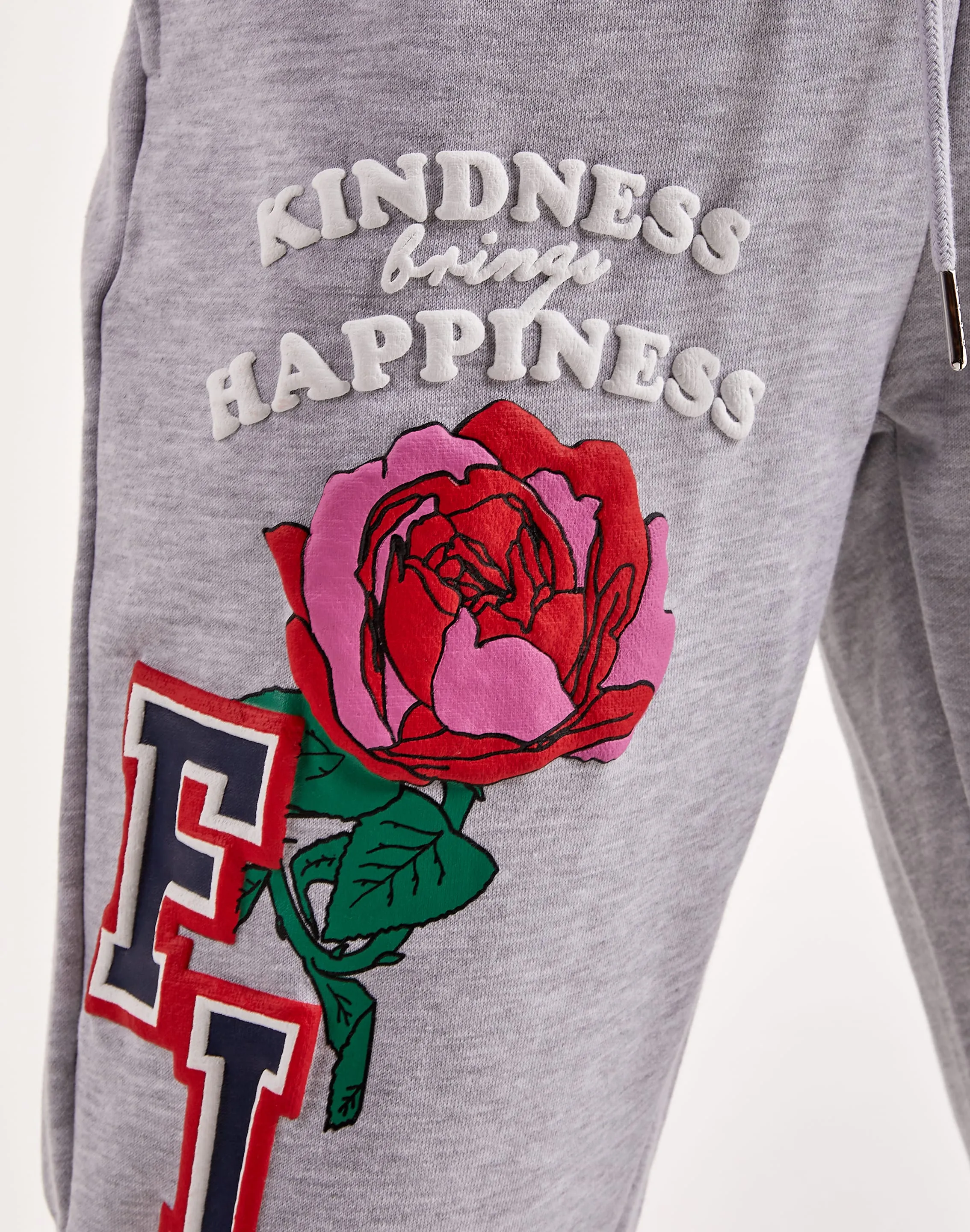 First Row Flower Power Fleece Joggers