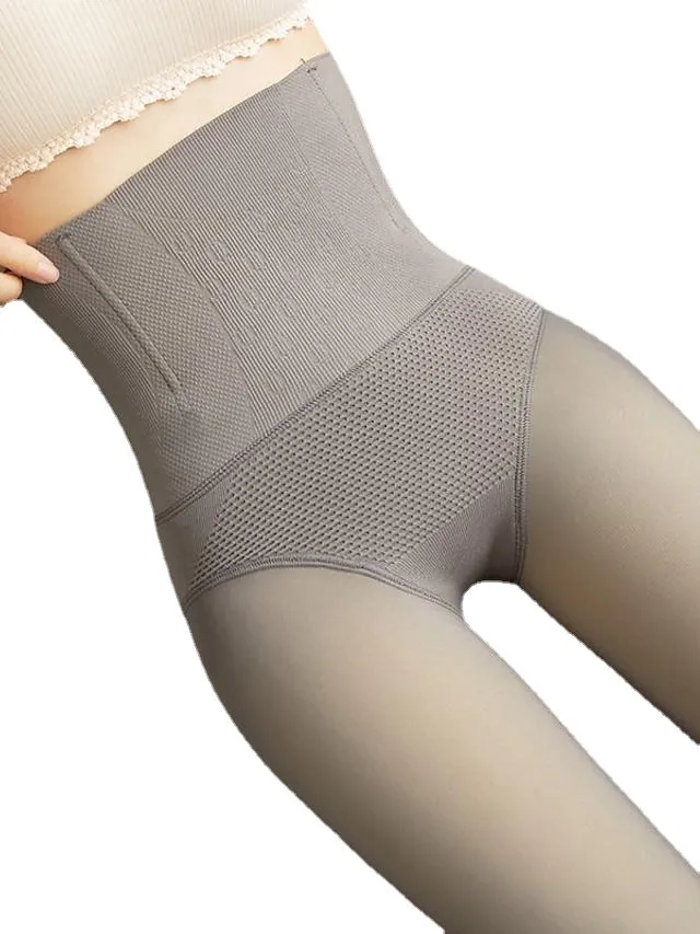 Fleece lined Thermal Warm Butt Lift Elasticity Lounge Ladies Tights