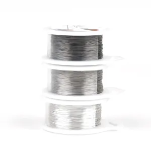 Gray Craft Wires - Silver, Steel gray and Ash gray - 120 feet each