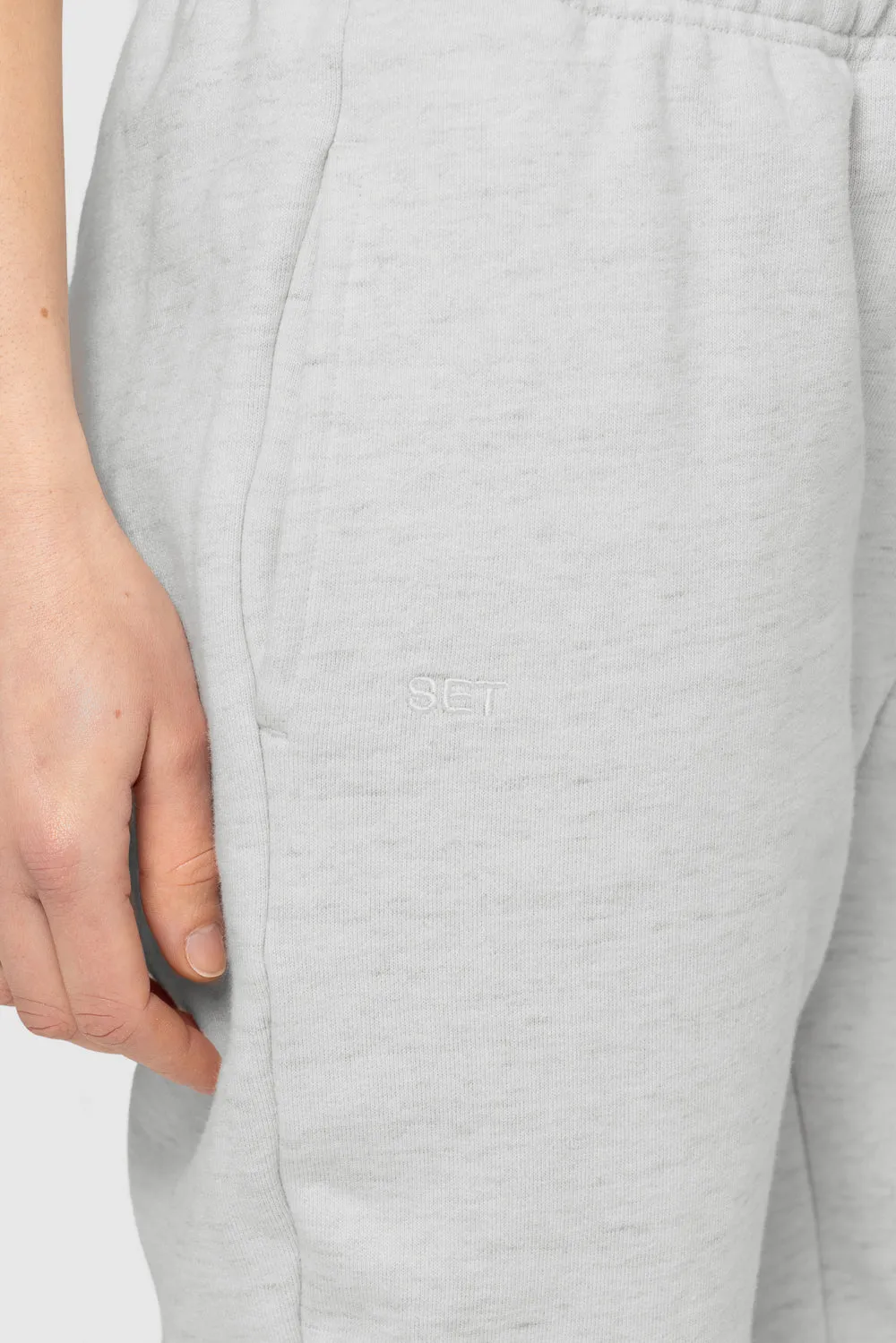 HEAVYWEIGHT SWEATS DRAWSTRING SWEATPANTS - HEATHER GREY