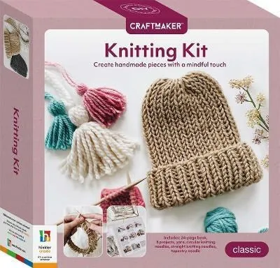 Hinkler Craft Maker Classic Knitting Kit