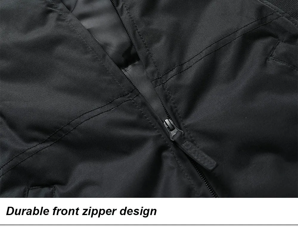 Male Warm Zipper Snow Pants With Adjustable Elastic Straps - SF0916