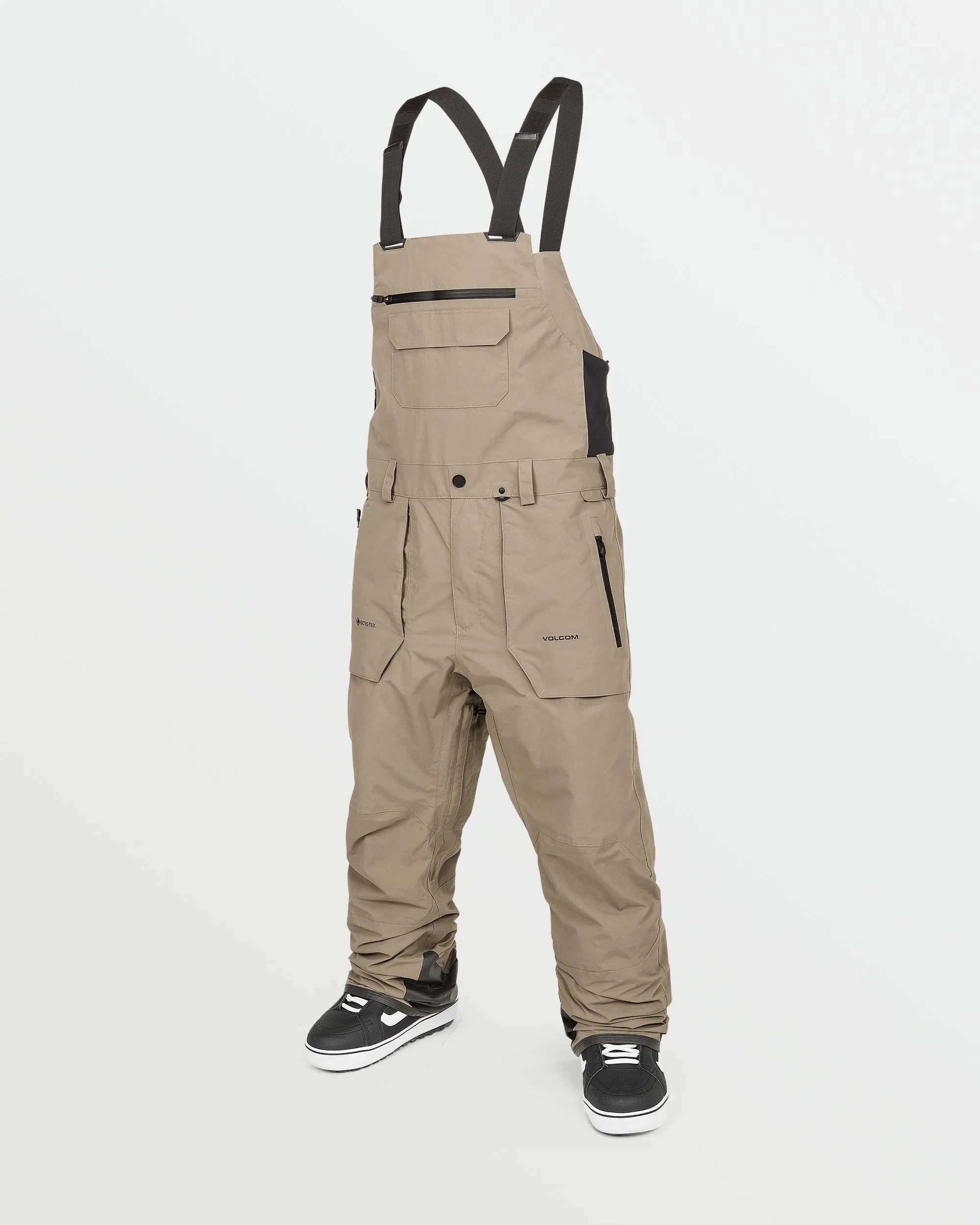 Mens Rain Gore-Tex Bib Overalls - Chestnut Brown