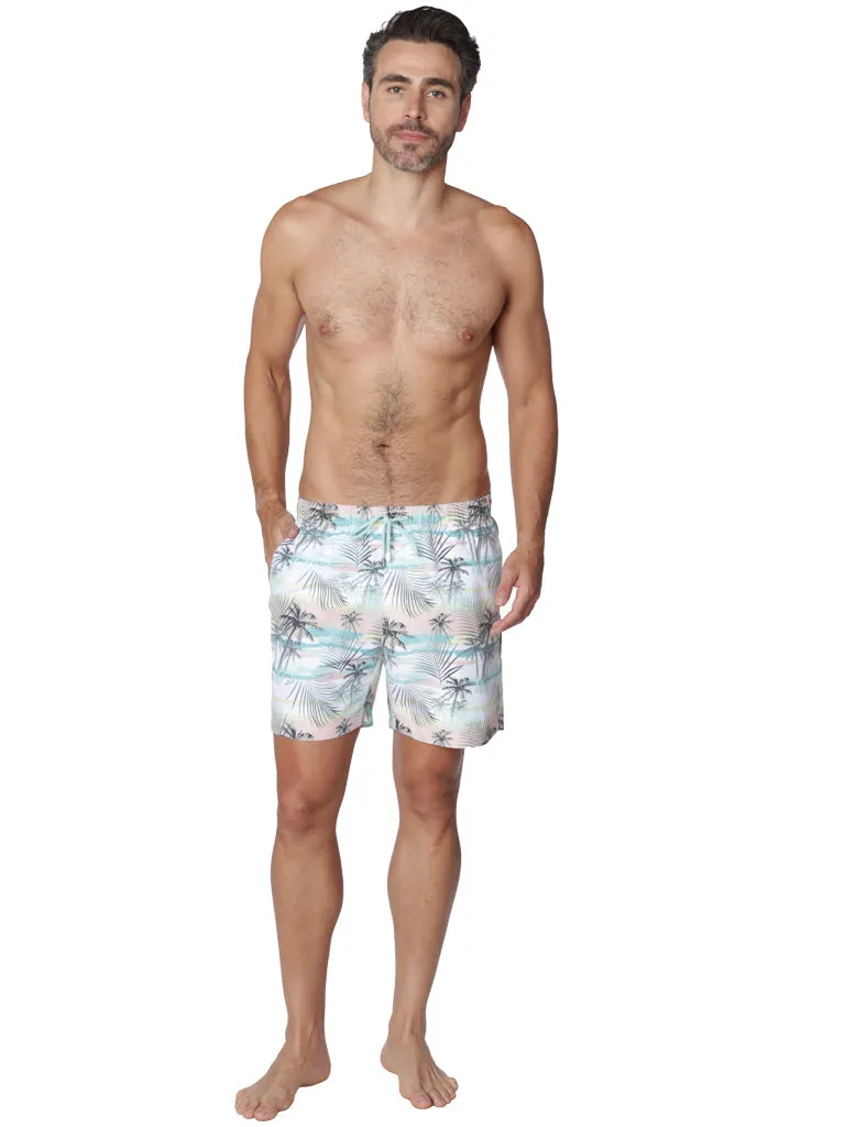 Men's Swim Shorts in lively tropical print