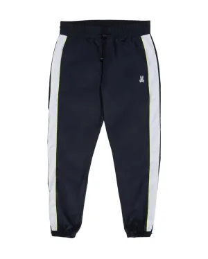 Men's Wasco Color Block Nylon Track Pants - Navy