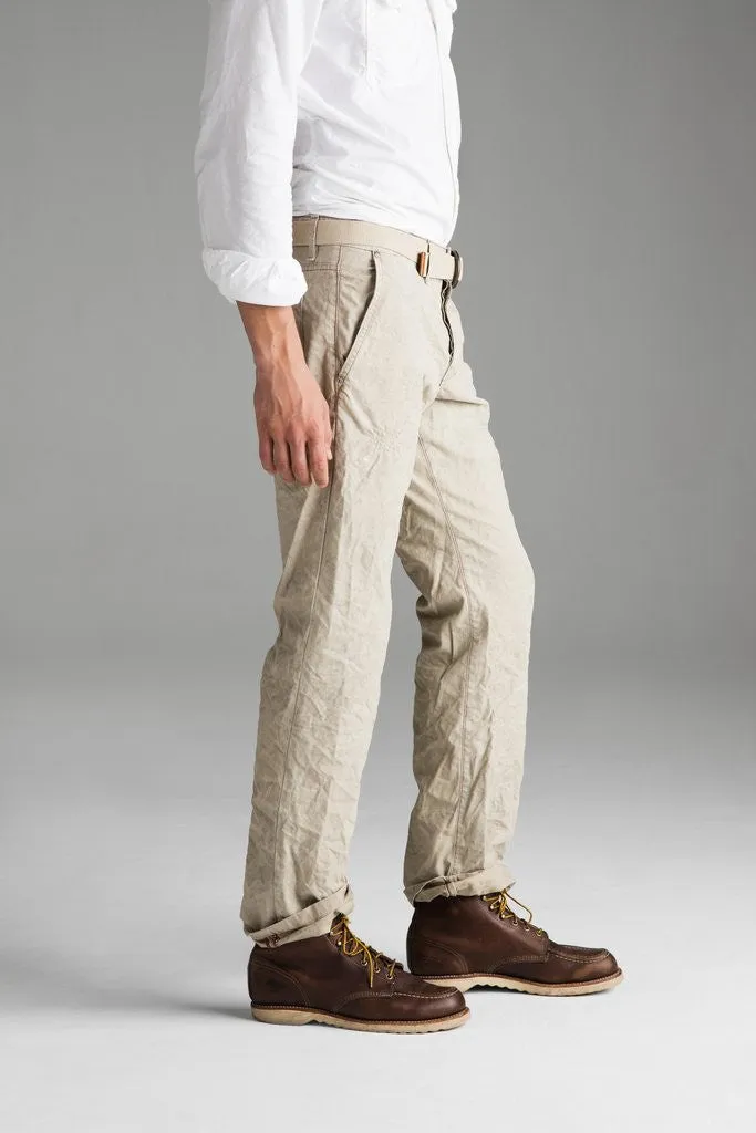 NEW MENS GROWN & SEWN USA 34X34  FOUNDATION STRAIGHT PANT WW TAN