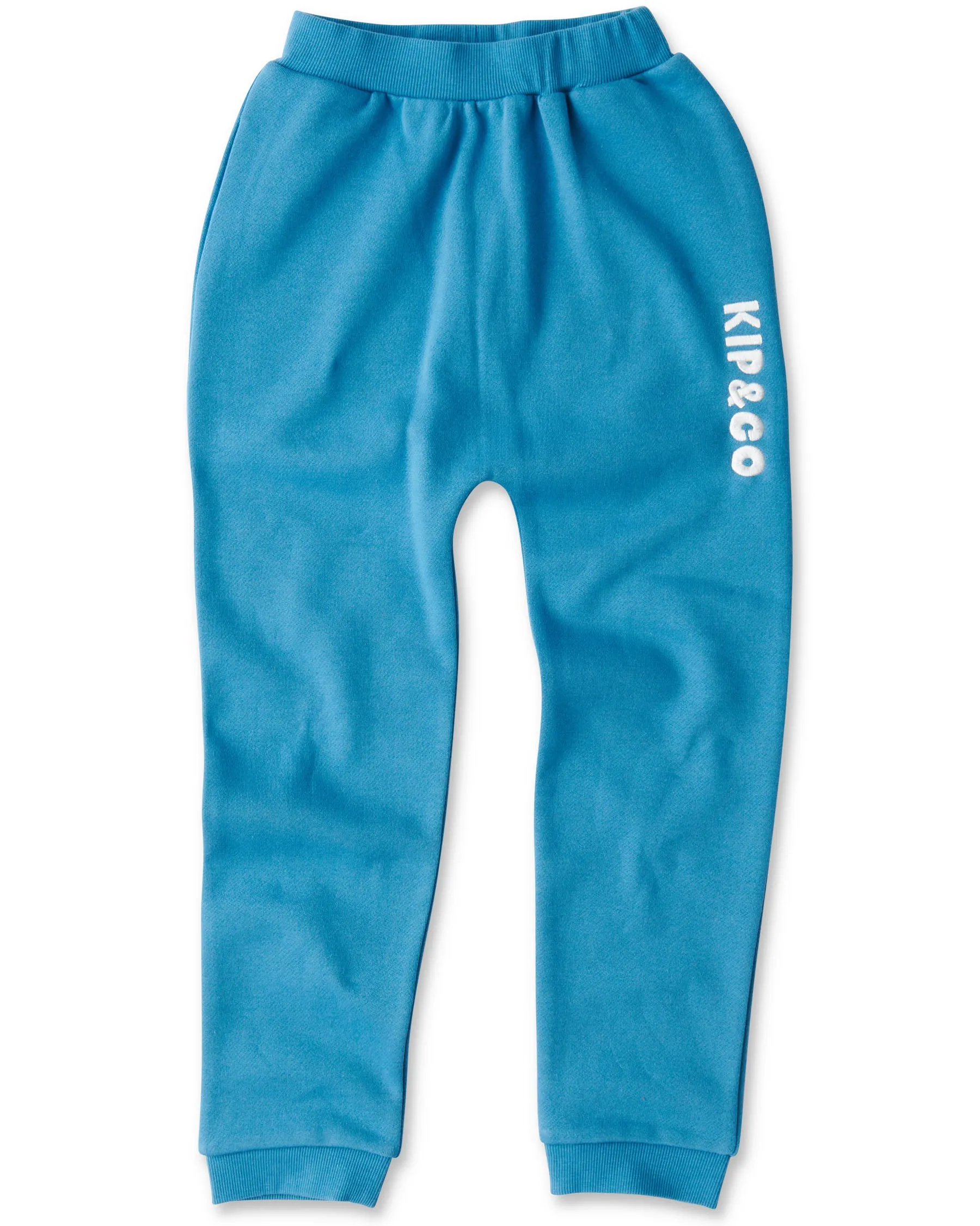 Niagara Blue Organic Cotton Track Pants