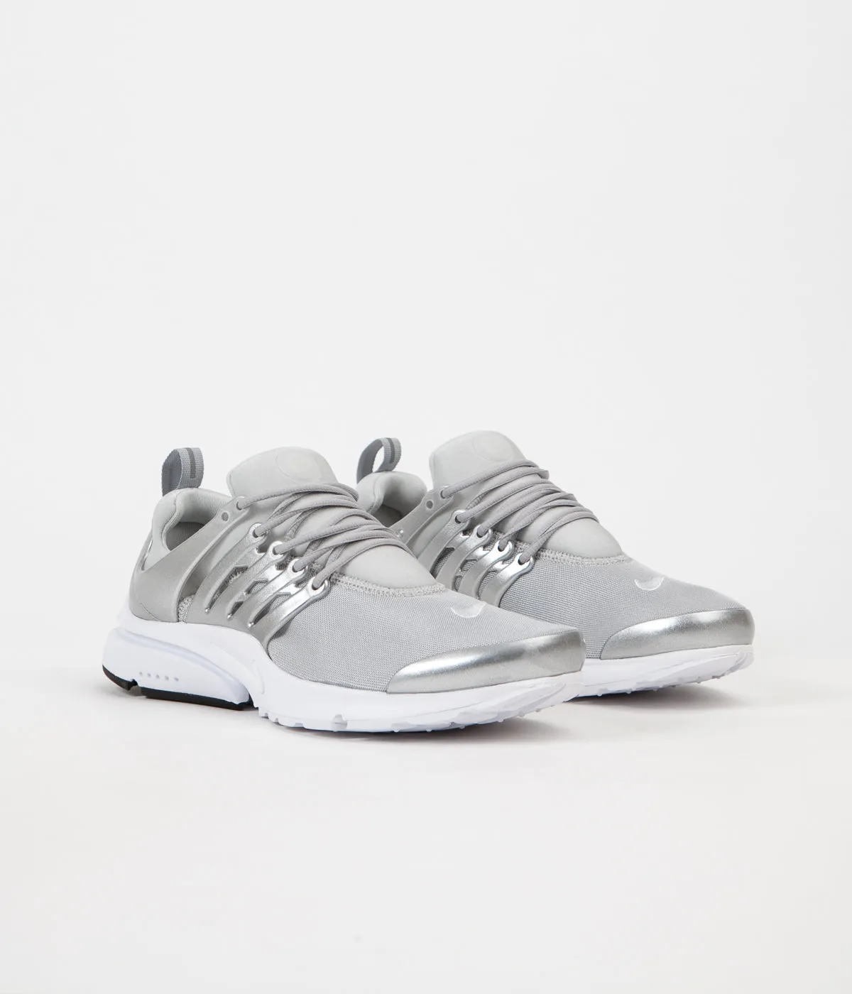 Nike Air Presto Premium Shoes - Metallic Silver / Pure Platinum - White