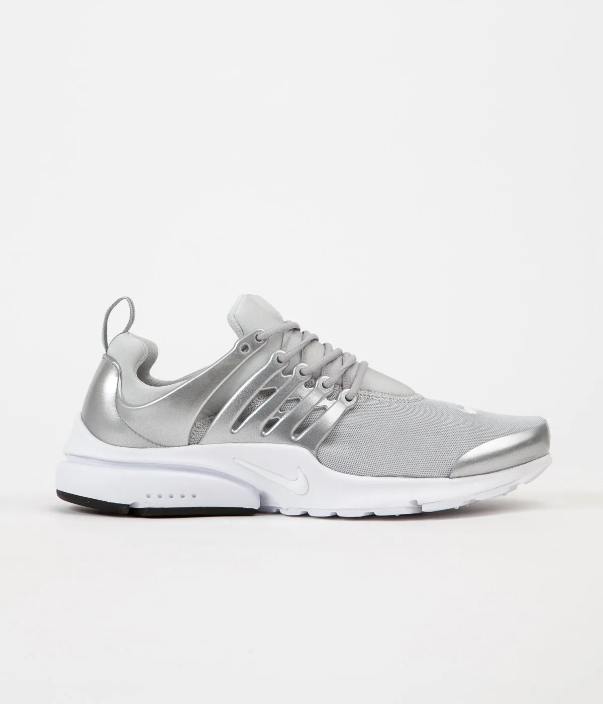 Nike Air Presto Premium Shoes - Metallic Silver / Pure Platinum - White