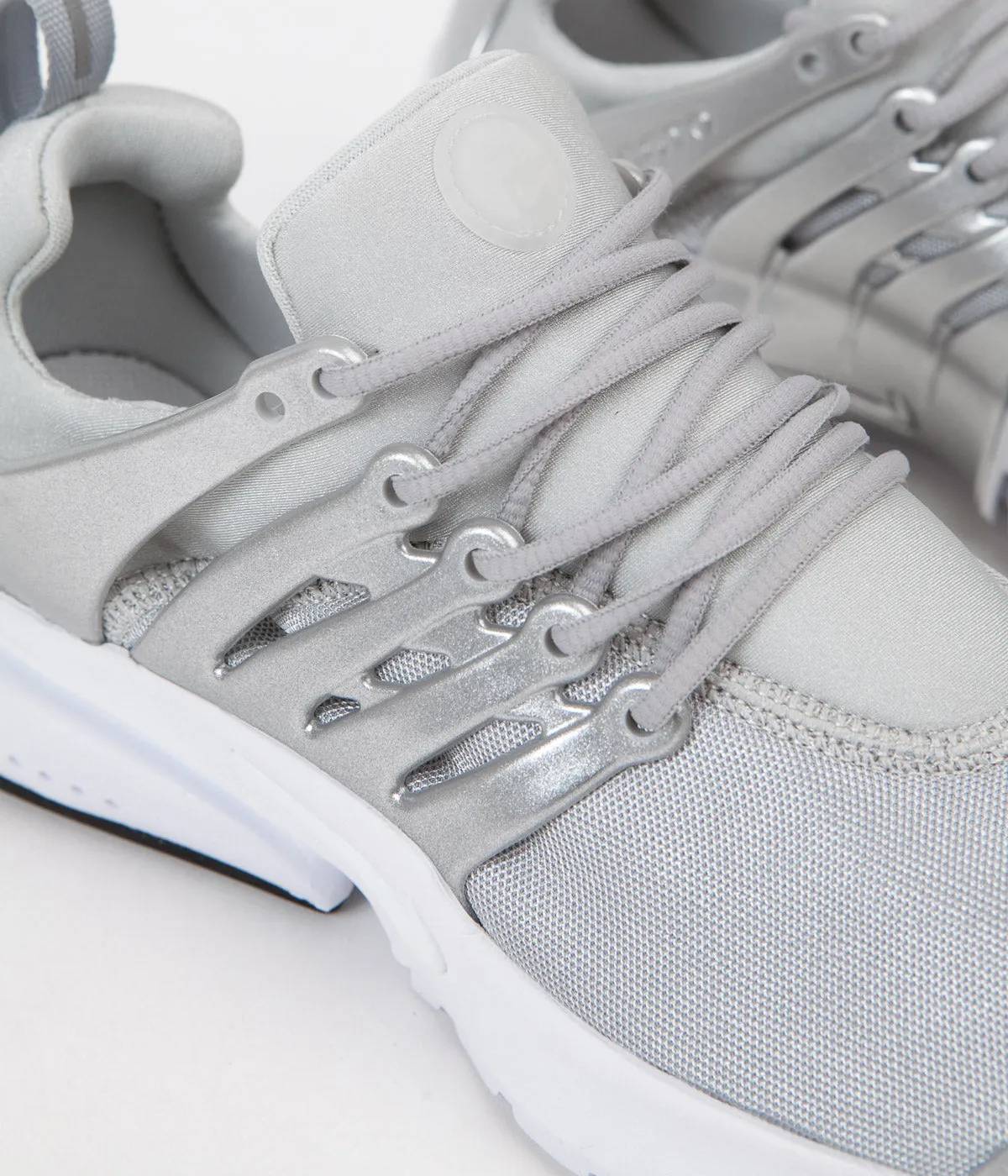 Nike Air Presto Premium Shoes - Metallic Silver / Pure Platinum - White