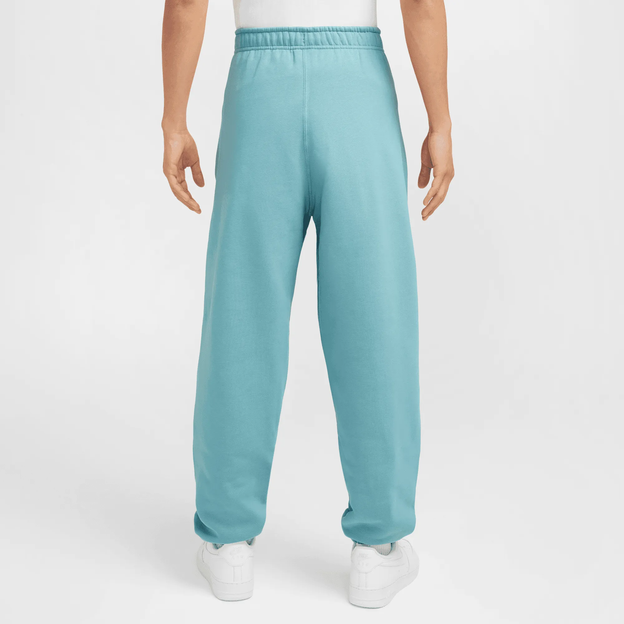 Nike Solo Swoosh Men's Turquoise Fleece Pants