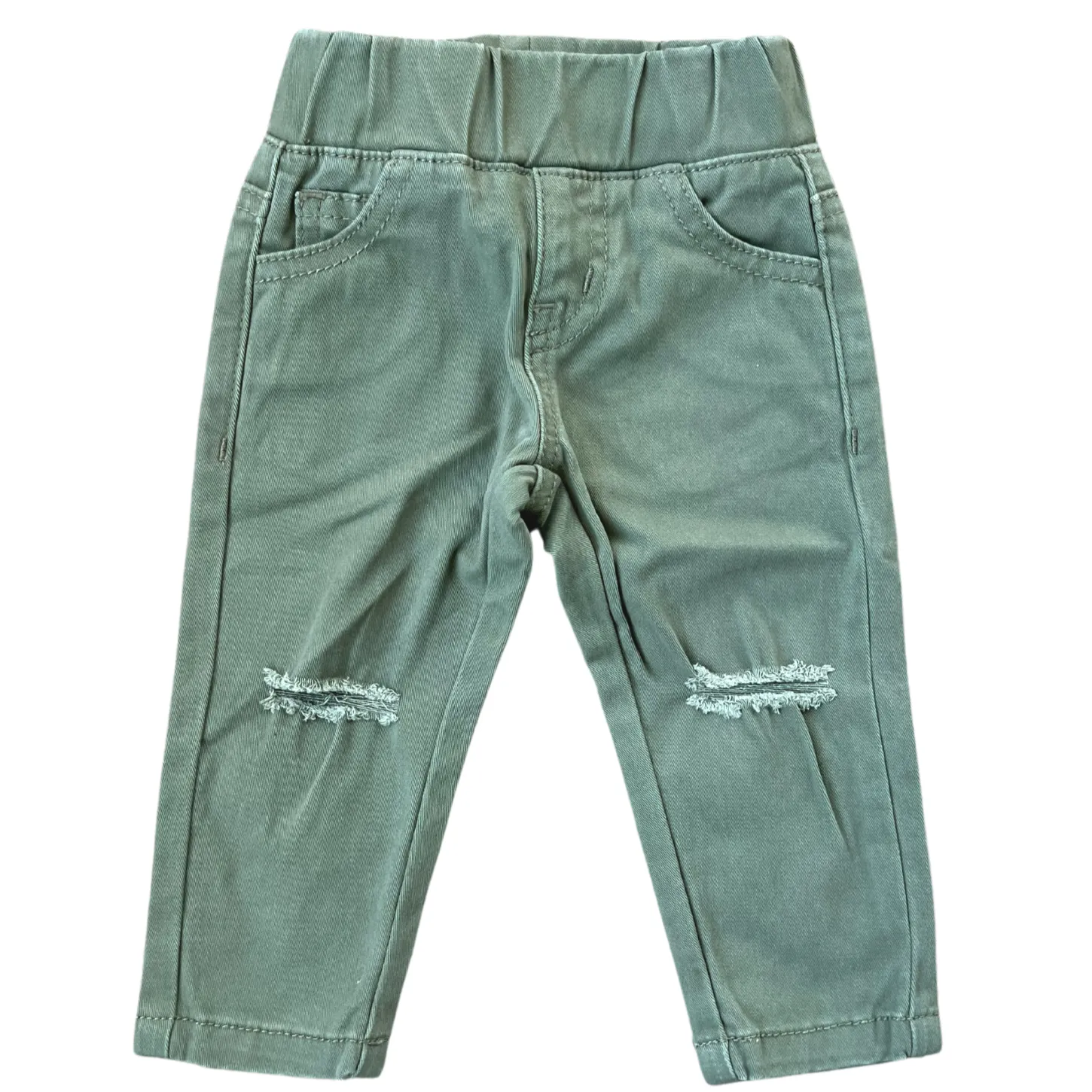 Olive Denim Jeans