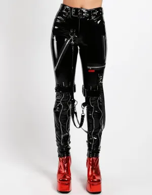 PVC Vinyl Classic Bondage Pants