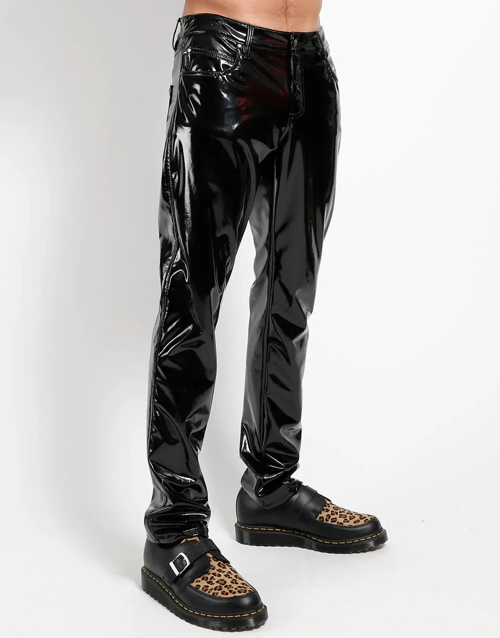 PVC Vinyl Five Pocket Pant