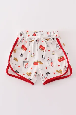 Red the lord's chicken girl shorts