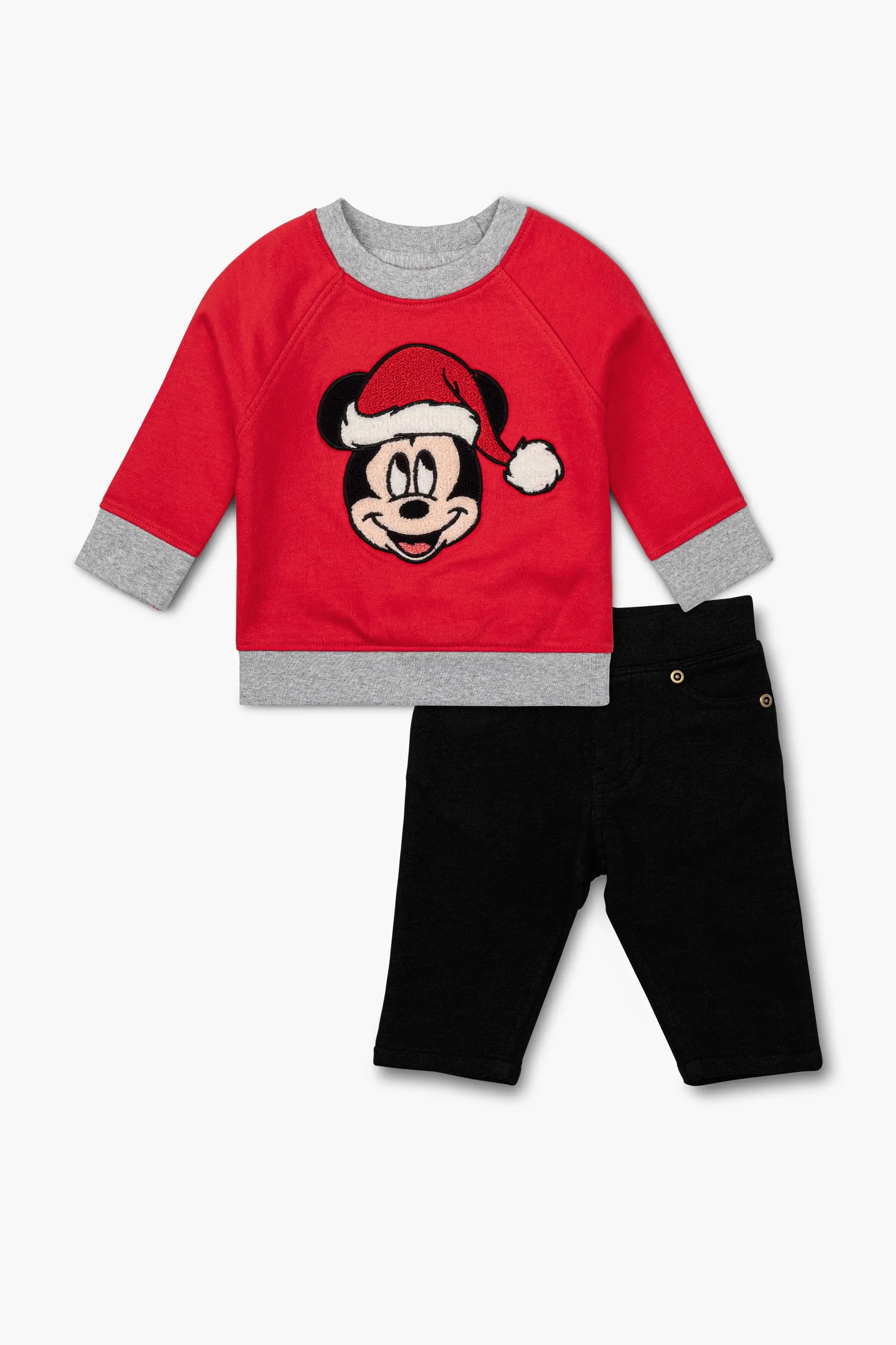 SALE - Embroidered Sweatshirt Brooklyn Sweatpant Bundle_Christmas Mickey Mouse