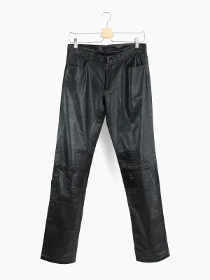 Shinichiro Arakawa 90s Pleated Leather Jean