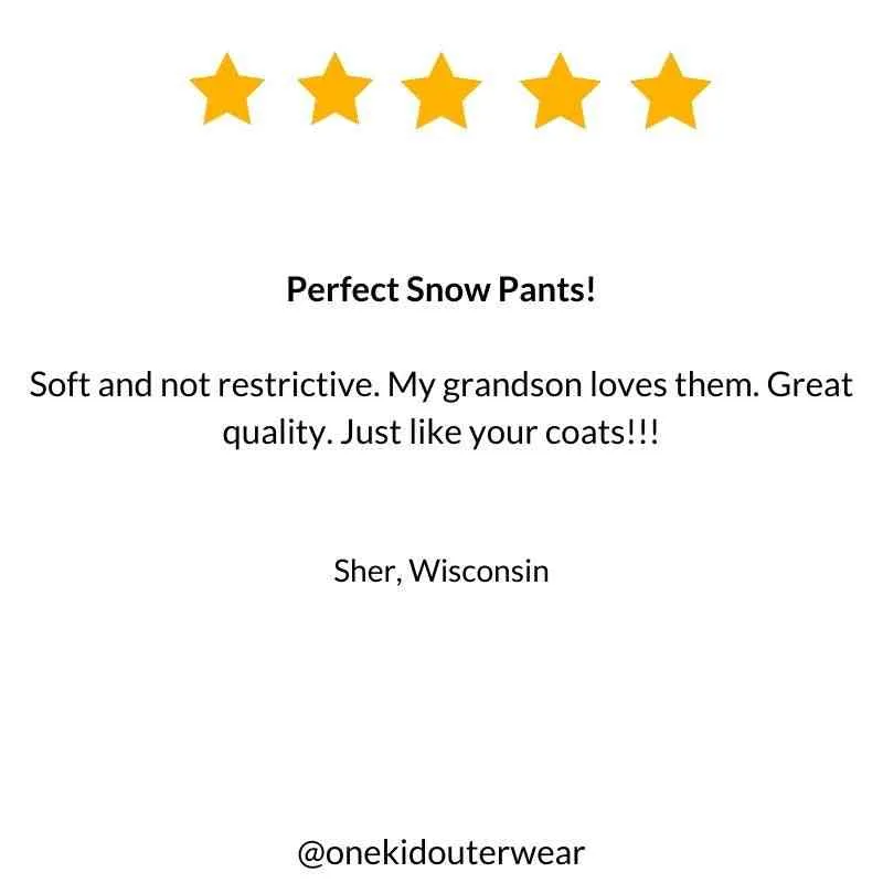 Soft Pack-able Snow Pant - Navy