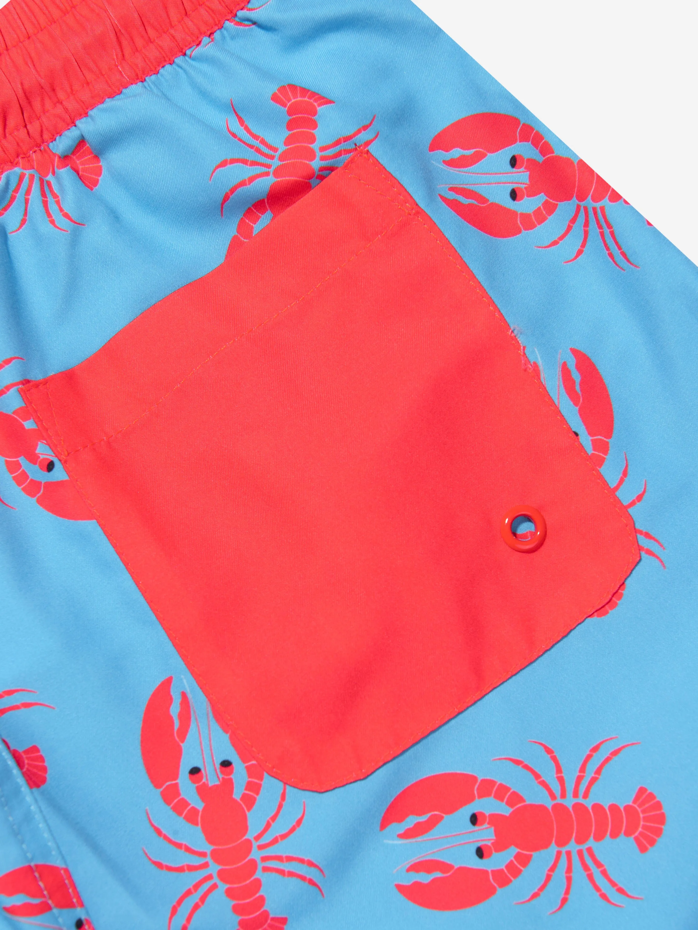 Soli Swim Boys Lobster Swim Shorts (UPF50 ) in Blue