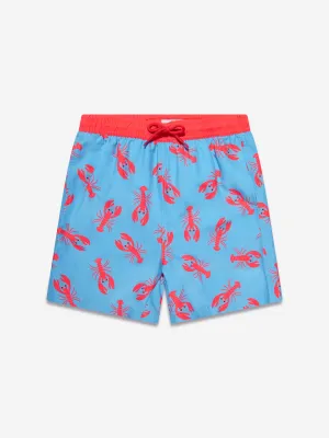 Soli Swim Boys Lobster Swim Shorts (UPF50 ) in Blue