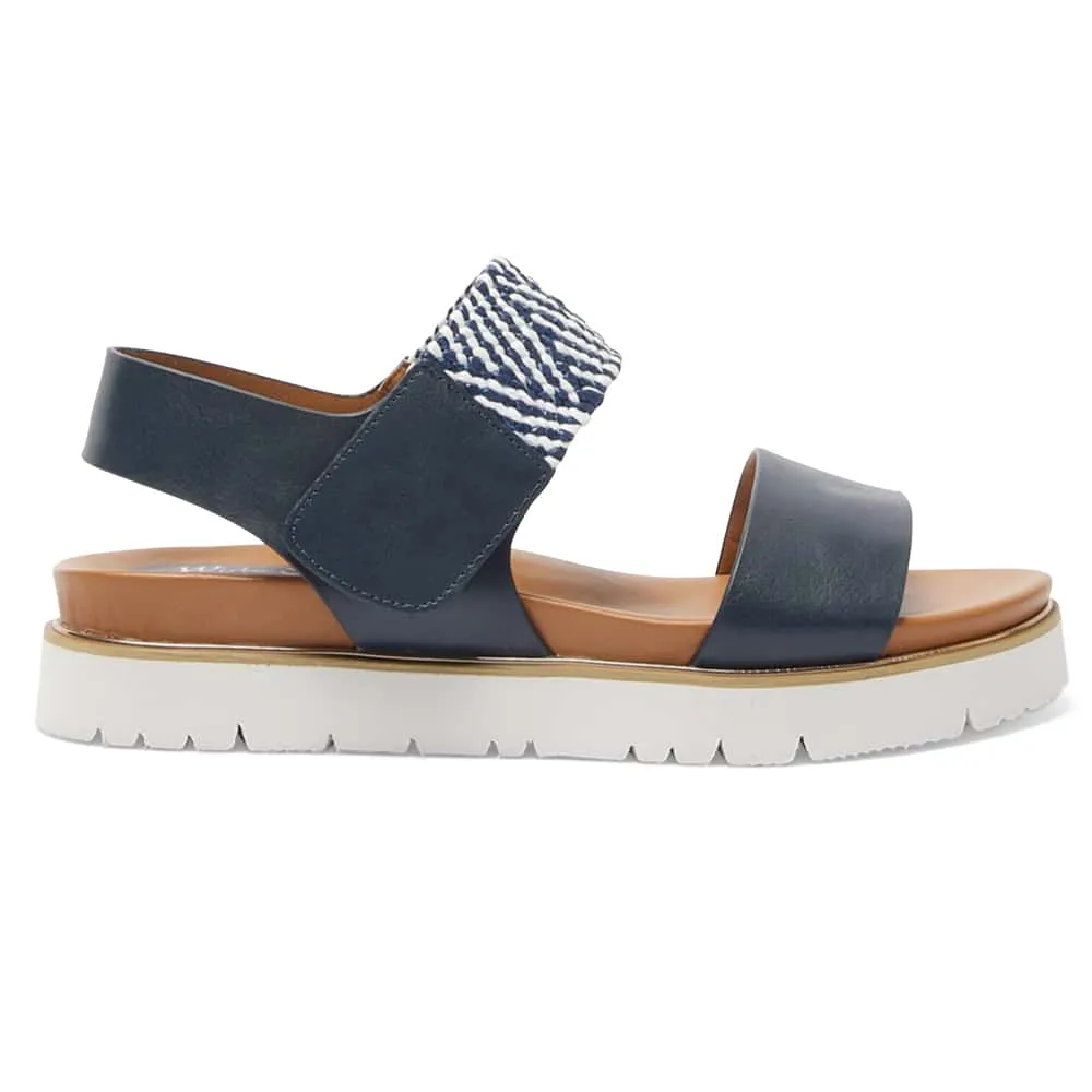 Sunset Sandal in Navy