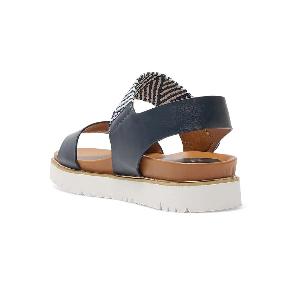 Sunset Sandal in Navy