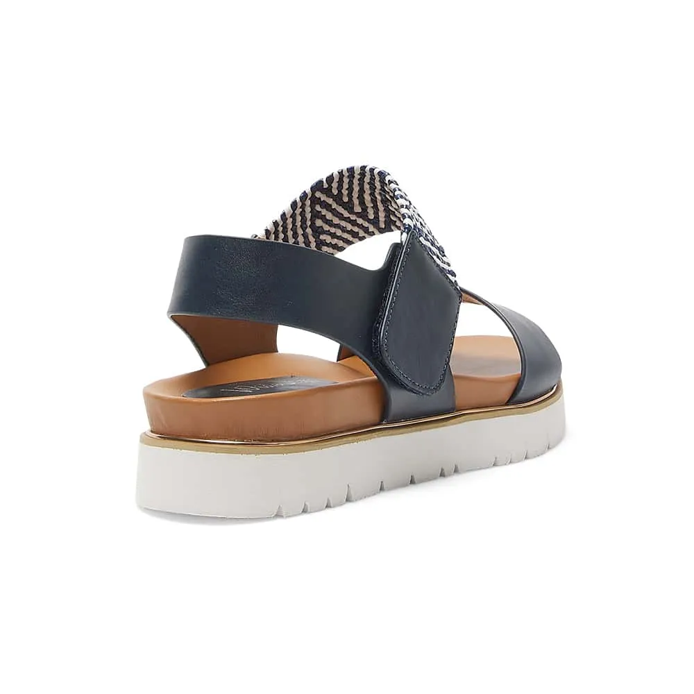 Sunset Sandal in Navy